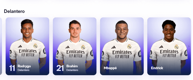  皇马官网公布最新一线队名单：姆巴佩和恩德里克正式入列